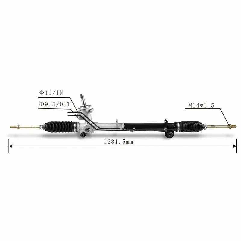 Power Steering Rack FORD FIESTA IKON 2011-2015 1723864 2S6C-3200-KN Power Steering Rack FORD FIESTA IKON 2011-2015 1723864 2S6C-3200-KN